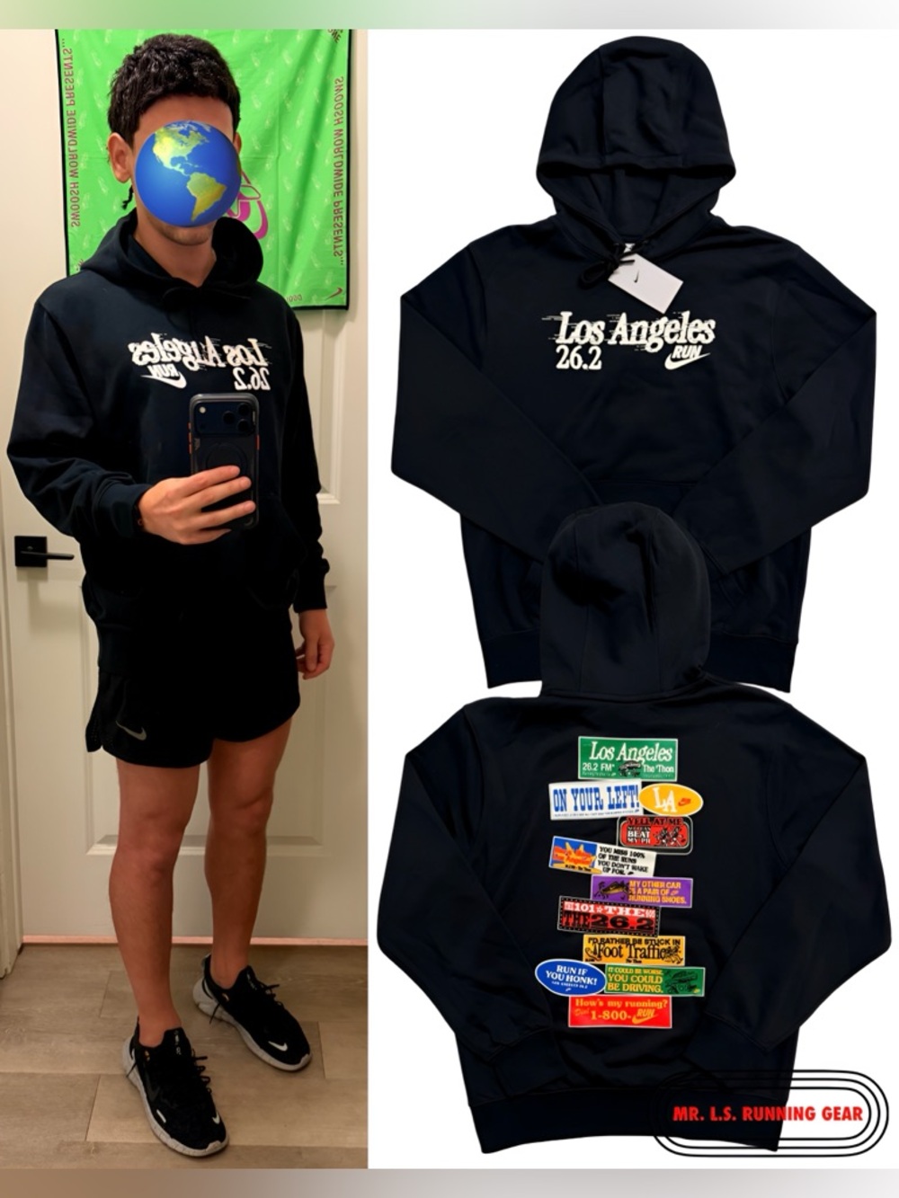 Nike LA 2026 Club Fleece Quickstrike Running Jacket Hoodie JA6086-010